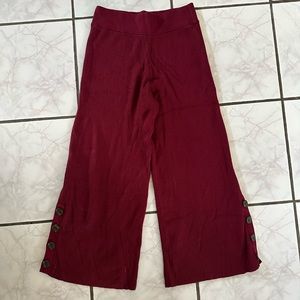 Anthropologie maroon pants